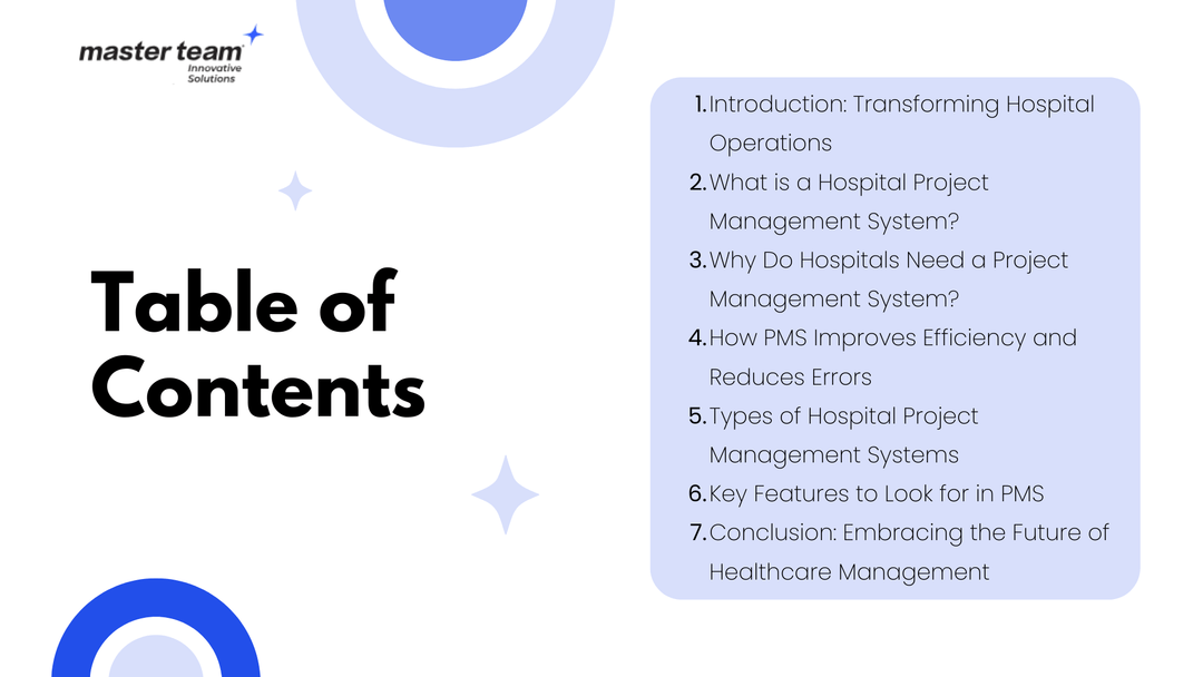 Hospital Project Management System