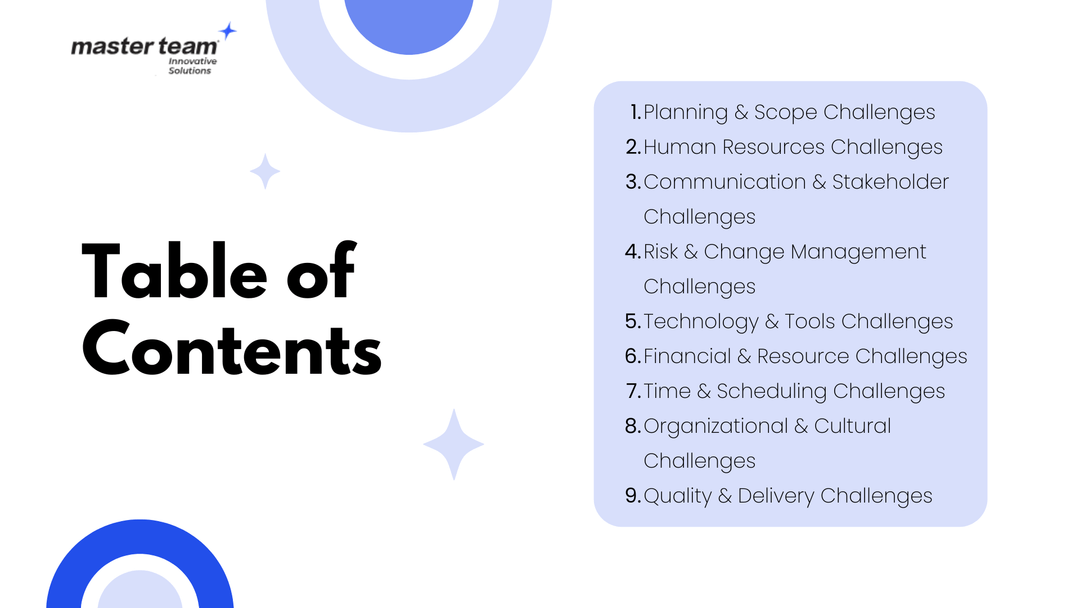 Key Project Management Challenges and How to Overcome Them for Sustainable Success