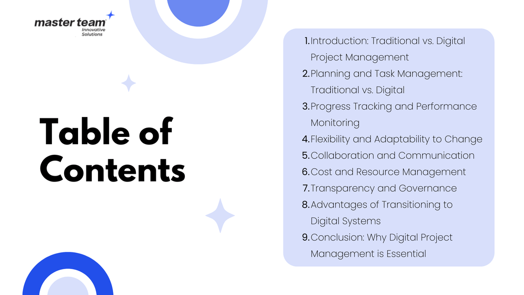 The Difference Between Traditional Project Management Systems and Modern Digital Systems